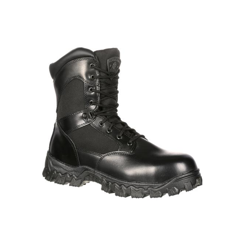 Rocky 6173 Alphaforce 8inch Waterproof Side Zip Boot from Columbia Safety